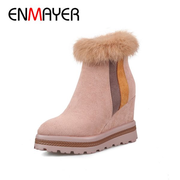 enmayer winter warm woman's shoes femal zip platform shoes snow boots dating outside boots hight increasing ankle cy087, Black
enmayer winter warm woman's shoes femal zip platform shoes snow boots dating outside boots hight increasing ankle cy087, Black