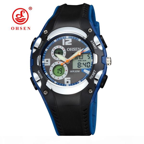 ohsen brand digital quartz lcd kids boys wristwatch 30m waterproof rubber band alarm date fashion blue watches hand clocks, Slivery;brown
ohsen brand digital quartz lcd kids boys wristwatch 30m waterproof rubber band alarm date fashion blue watches hand clocks, Slivery;brown