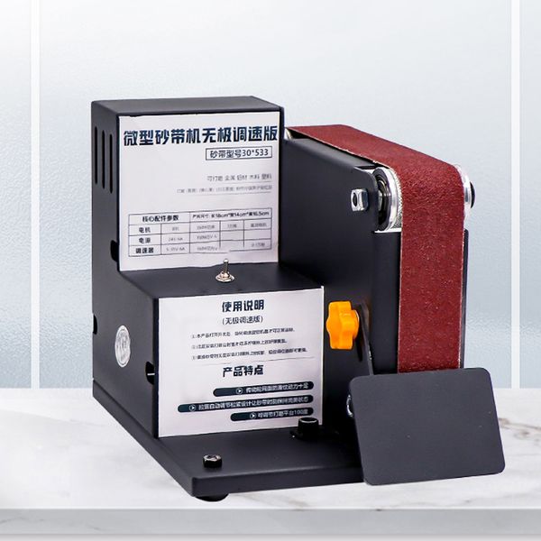 multifunctional grinder mini electric belt sander diy polishing grinding machine cutter edges sharpener belt grinder sanding 
multifunctional grinder mini electric belt sander diy polishing grinding machine cutter edges sharpener belt grinder sanding
