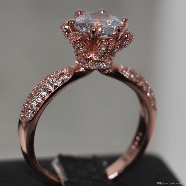 wholesale handmade choucong fashion jewelry 925 sterling silver rose gold plated solitaire white z cz diamond wedding women flower ring
wholesale handmade choucong fashion jewelry 925 sterling silver rose gold plated solitaire white z cz diamond wedding women flower ring