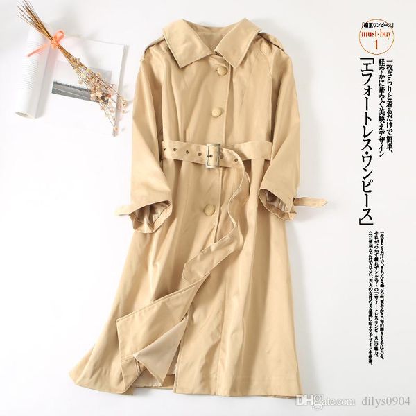 women's trench coats british style overknee waist restore ancient ways autumn winter jacket khaki japan and south korea edition buckle, Tan;black
women's trench coats british style overknee waist restore ancient ways autumn winter jacket khaki japan and south korea edition buckle, Tan;black
