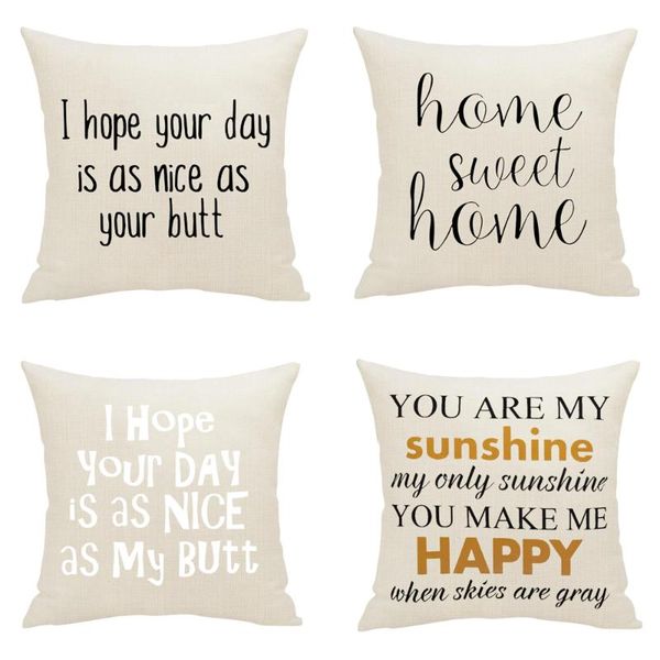 4pcs 45x45cm cushion linen pillow cover letter printed waist cushion cover home throw pillow case gift
4pcs 45x45cm cushion linen pillow cover letter printed waist cushion cover home throw pillow case gift