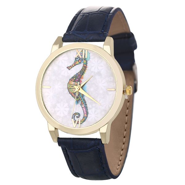 2019 new style simple creative animal pattern watch cartoon anime cute seahorse wristwatch women's crocodile belt quartz watch, Slivery;brown
2019 new style simple creative animal pattern watch cartoon anime cute seahorse wristwatch women's crocodile belt quartz watch, Slivery;brown