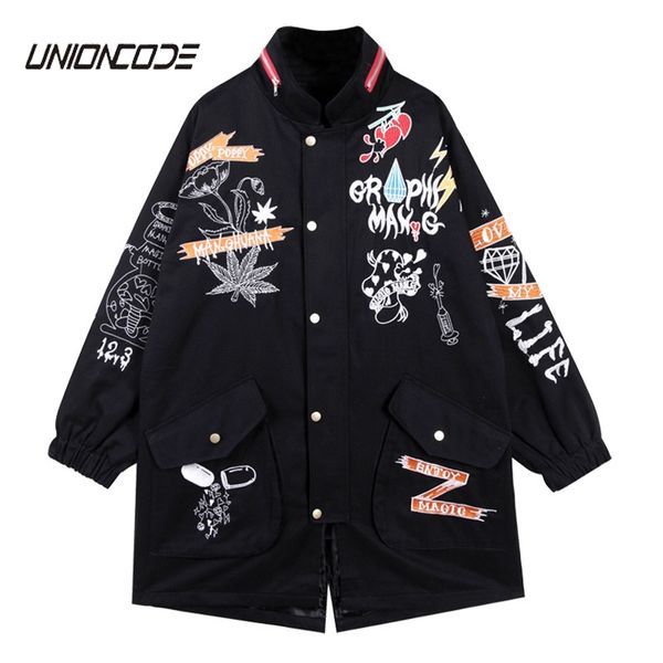 2017 spring and autumn large size of the bf badge patch rivet tooling coat coat female tide embroidery winter trench yq76, Tan;black
2017 spring and autumn large size of the bf badge patch rivet tooling coat coat female tide embroidery winter trench yq76, Tan;black
