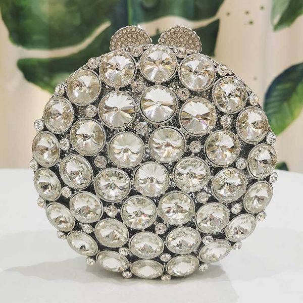 2020 new xiyuan white big rhinestone wedding purse circle shape crystal gemstone clutches women evening clutch handbag
2020 new xiyuan white big rhinestone wedding purse circle shape crystal gemstone clutches women evening clutch handbag