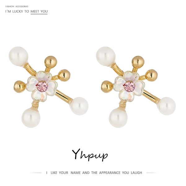 yhpup trendy shell flower stud earrings fashion imitation pearls jewelry earrrings new design kolczyki girls gift wedding 2020, Golden;silver
yhpup trendy shell flower stud earrings fashion imitation pearls jewelry earrrings new design kolczyki girls gift wedding 2020, Golden;silver