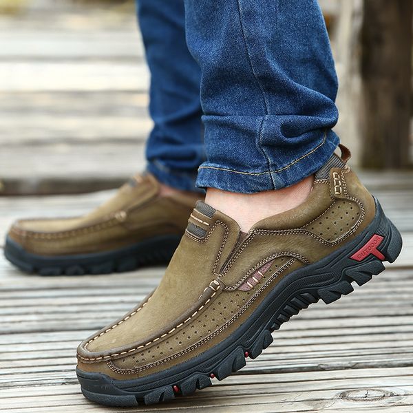 2019 new men comfortable walking shoes non-slip first layer cowhide leather sneakers breathable shoes
2019 new men comfortable walking shoes non-slip first layer cowhide leather sneakers breathable shoes