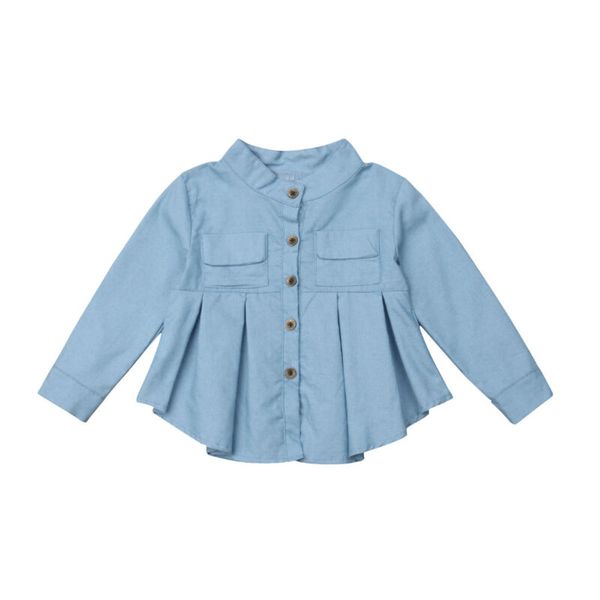 emmababy girl clothing kids long sleeve dress blouse denim casual shirt blue solid plus size autumn spring, White;black
emmababy girl clothing kids long sleeve dress blouse denim casual shirt blue solid plus size autumn spring, White;black