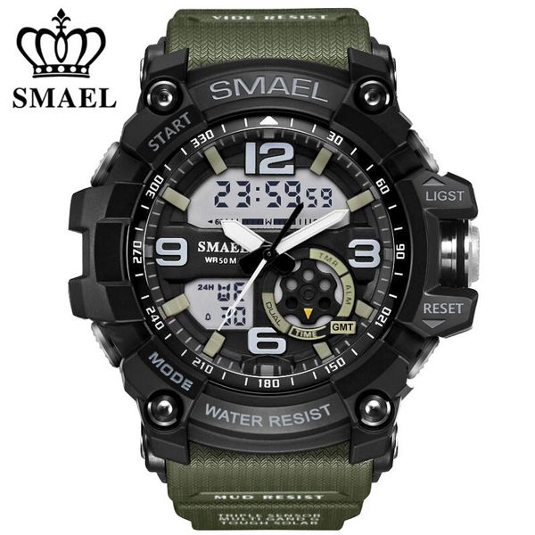 smael brand led digital quartz watch men's waterproof sprot watch men japan movement casual military watches relogio masculino ly191213, Slivery;brown
smael brand led digital quartz watch men's waterproof sprot watch men japan movement casual military watches relogio masculino ly191213, Slivery;brown