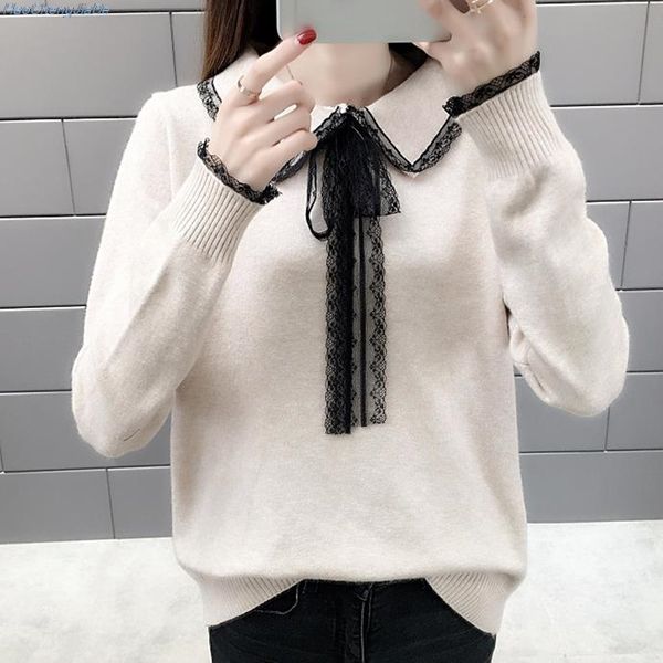 fashion yellow sweater for women autumn winter knitted jumper sueter mujer student sweater pull clothes vetement femme lace, White;black
fashion yellow sweater for women autumn winter knitted jumper sueter mujer student sweater pull clothes vetement femme lace, White;black