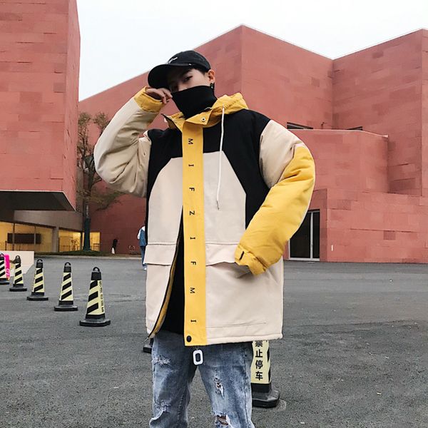 parka puffer cotton coat men korean warm man jacket winter hooded streetwear loose new mens fashion overcoat padded jackets, Black
parka puffer cotton coat men korean warm man jacket winter hooded streetwear loose new mens fashion overcoat padded jackets, Black