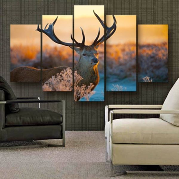 5pcs/set big deer wall art oil painting on canvas (no frame) animal textured abstract paintings picture living room decor
5pcs/set big deer wall art oil painting on canvas (no frame) animal textured abstract paintings picture living room decor