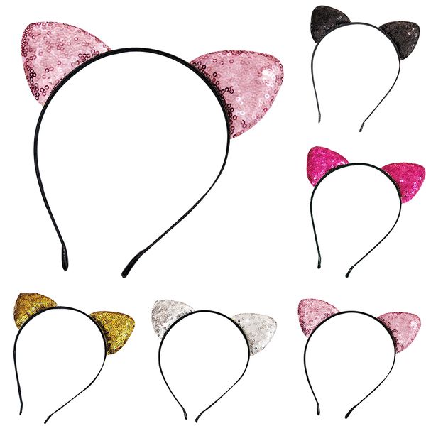 glitter can flip sequins cat ear girl hairband headband hair hoop for girls women cat ear hair bands halloween headdress gifts, Slivery;white
glitter can flip sequins cat ear girl hairband headband hair hoop for girls women cat ear hair bands halloween headdress gifts, Slivery;white