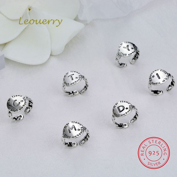 leouerry original vintage letter ring 925 sterling silver customizable letter opening rings for women silver 925 jewelry, Golden;silver
leouerry original vintage letter ring 925 sterling silver customizable letter opening rings for women silver 925 jewelry, Golden;silver