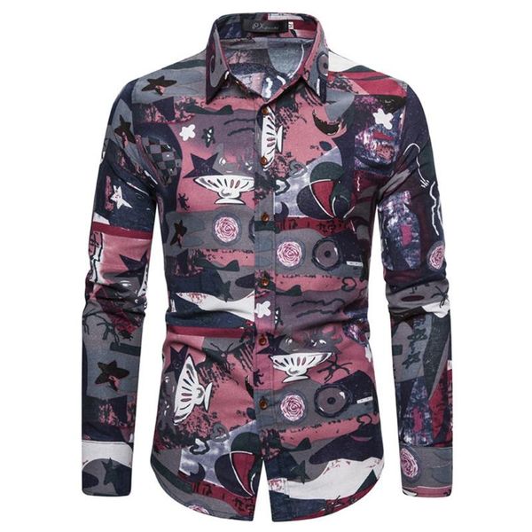 kancoold men casual shirt splicing printed regular men's shirt single breasted business leisure retro long-sleeved d19, White;black
kancoold men casual shirt splicing printed regular men's shirt single breasted business leisure retro long-sleeved d19, White;black