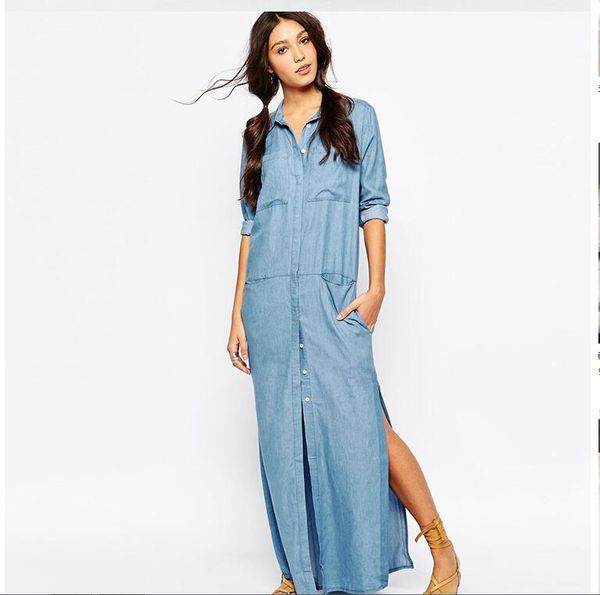 new arrival denim dress mori girl european and american fashion loose shirt dress design denim dressvestidos plus size -3xl, Black;gray
new arrival denim dress mori girl european and american fashion loose shirt dress design denim dressvestidos plus size -3xl, Black;gray
