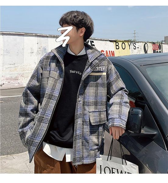 autumn and winter personality fashion lattice lapel long sleeve loose casual trend street men's jacket streetwear, Black;brown
autumn and winter personality fashion lattice lapel long sleeve loose casual trend street men's jacket streetwear, Black;brown