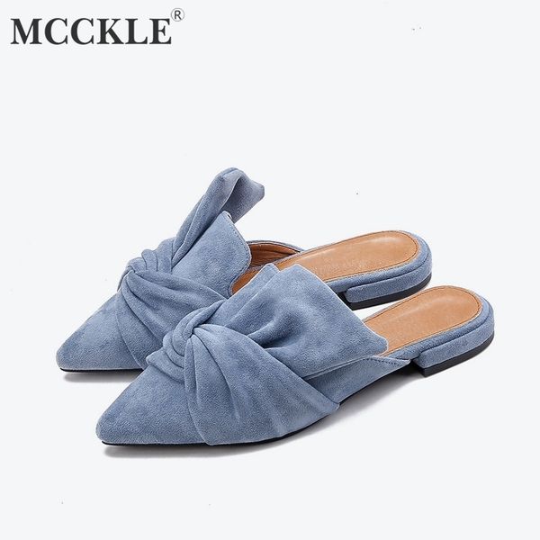 mcckle women slippers flock bowtie female mules fashion low heels shoes pointed toe ladies plus size elegant woman slipper sh190726, Black
mcckle women slippers flock bowtie female mules fashion low heels shoes pointed toe ladies plus size elegant woman slipper sh190726, Black