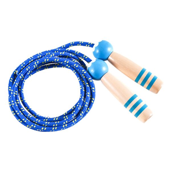 children skipping rope wooden handle adjustable cotton jumping rope for kindergarten playing
children skipping rope wooden handle adjustable cotton jumping rope for kindergarten playing