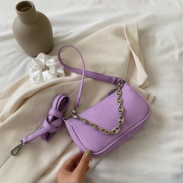 mini pu leather shoulder crossbody bags for women 2020 chain design hand bag baguette female travel simple purses
mini pu leather shoulder crossbody bags for women 2020 chain design hand bag baguette female travel simple purses