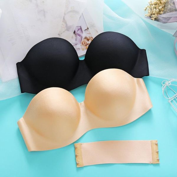 comfort wireless bras for women one-piece fashion solid underwear seamless one closure bra strapless female lingerie, Red;black
comfort wireless bras for women one-piece fashion solid underwear seamless one closure bra strapless female lingerie, Red;black