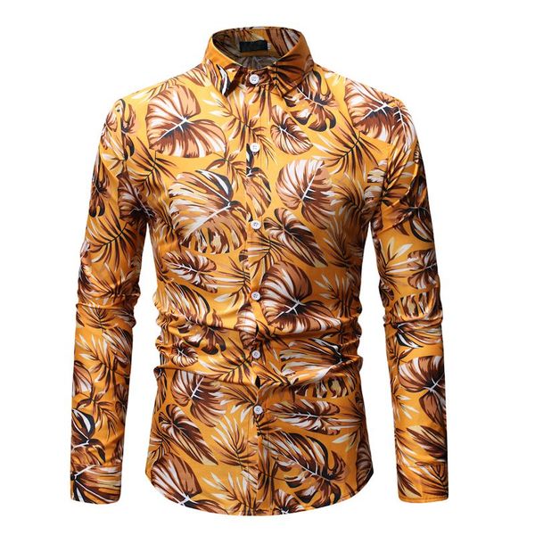 men's summer beach hawaiian shirt 2019 brand long sleeve + large size floral shirt men's leisure resort clothing camisas, White;black
men's summer beach hawaiian shirt 2019 brand long sleeve + large size floral shirt men's leisure resort clothing camisas, White;black