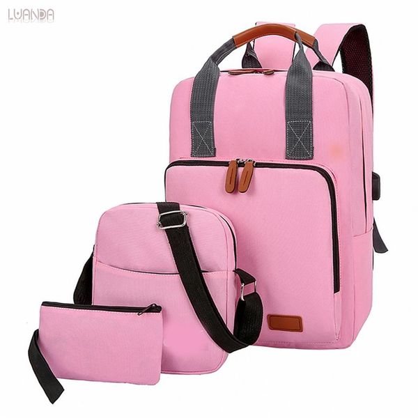 oxford backpack 3 pcs/set backpacks for school teenagers girls fashion compound woman shoulder bag ladies backpack set t200326
oxford backpack 3 pcs/set backpacks for school teenagers girls fashion compound woman shoulder bag ladies backpack set t200326