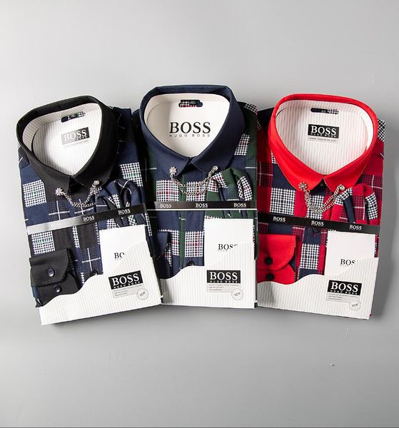 men's business casual shirt men's long sleeve stripe slim fit healthy social men's new fashion plaid shirt #319, White;black
men's business casual shirt men's long sleeve stripe slim fit healthy social men's new fashion plaid shirt #319, White;black