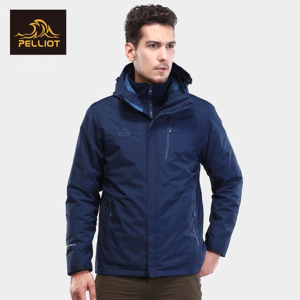 pelliot outdoor jackets men's tide brand jacket three-in-one thickening fleece two-piece mountaineering clothing male ski jacket, Blue;black
pelliot outdoor jackets men's tide brand jacket three-in-one thickening fleece two-piece mountaineering clothing male ski jacket, Blue;black