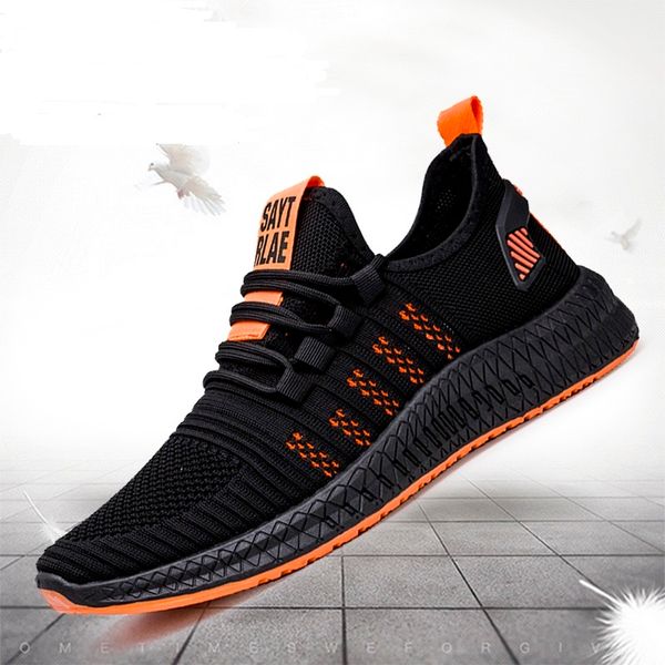 fashion sneakers lightweight men casual shoes breathable male footwear lace up walking shoe, Black
fashion sneakers lightweight men casual shoes breathable male footwear lace up walking shoe, Black