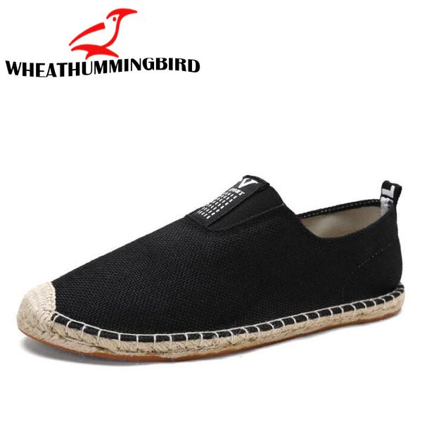 men's casual shoes linen fisherman flat shoes new summer embroider espadrilles canvas men loafers breathable la-18, Black
men's casual shoes linen fisherman flat shoes new summer embroider espadrilles canvas men loafers breathable la-18, Black