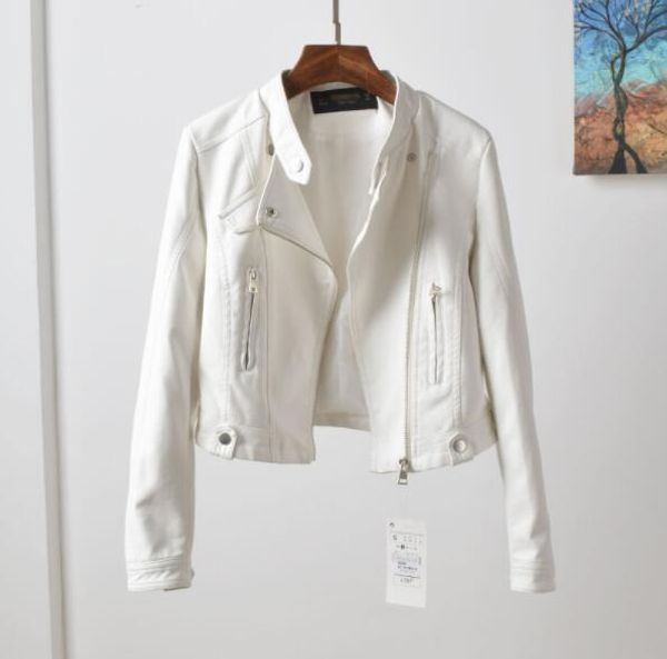 ladies pu leather jacket new 2019 spring autumn black jacket women slim moto biker leather female jaquetas feminino, Black;brown
ladies pu leather jacket new 2019 spring autumn black jacket women slim moto biker leather female jaquetas feminino, Black;brown