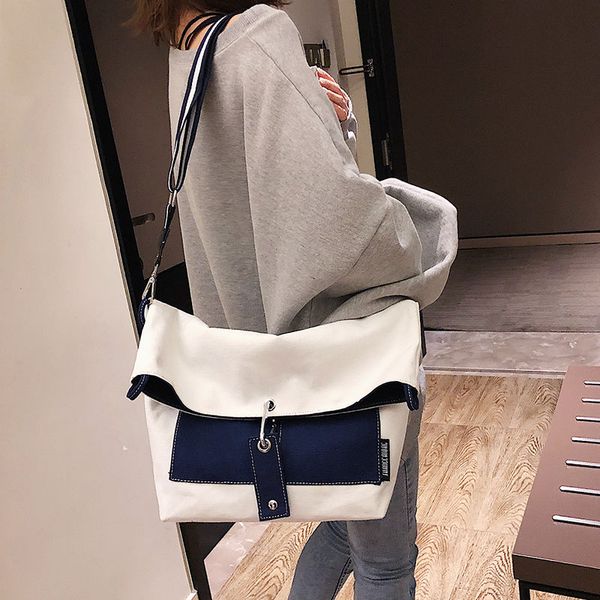 japanese new shoulder canvas bag 2019 simple korean version of harajuku messenger bag tide large capacity handbag
japanese new shoulder canvas bag 2019 simple korean version of harajuku messenger bag tide large capacity handbag