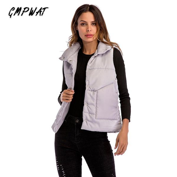 gmpwat casual cotton short vest solid turn-down collar single breasted loose sleeveless vests feminino women, Black;white
gmpwat casual cotton short vest solid turn-down collar single breasted loose sleeveless vests feminino women, Black;white
