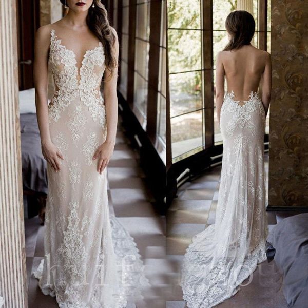 Sheer Vestido De Noiva Свадебные платья с глубоким v-образным вырезом 2018 Аппликации Русалка Кружева без спинки Шампанское Платья для невесты Свадебные платья Robe De Mariee
Sheer Vestido De Noiva Свадебные платья с глубоким v-образным вырезом 2018 Аппликации Русалка Кружева без спинки Шампанское Платья для невесты Свадебные платья Robe De Mariee