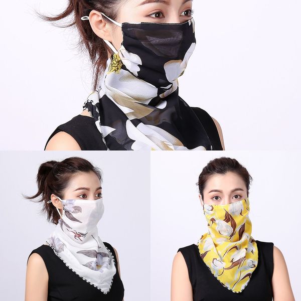 lzxnb women scarf face mask 38 scarf silk chiffon handkerchief outdoor windproof half face dust-proof sunshade masks designer styles, Black
lzxnb women scarf face mask 38 scarf silk chiffon handkerchief outdoor windproof half face dust-proof sunshade masks designer styles, Black
