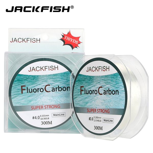 jackfish fluorocarbon fishing line 300m 330yds carbon fiber leader line fishing for carp pesca tackle 
jackfish fluorocarbon fishing line 300m 330yds carbon fiber leader line fishing for carp pesca tackle
