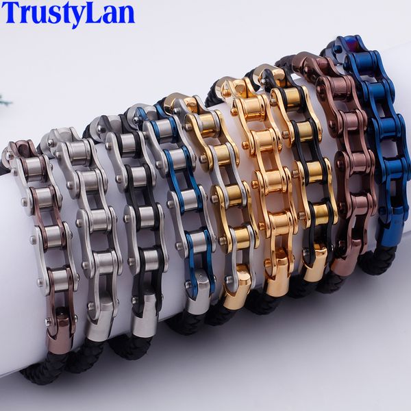 golden stainless steel motorcycle chain bracelet men bangle man hip-hop rock mens wrap bracelets handmade biker leather jewelry, Golden;silver
golden stainless steel motorcycle chain bracelet men bangle man hip-hop rock mens wrap bracelets handmade biker leather jewelry, Golden;silver