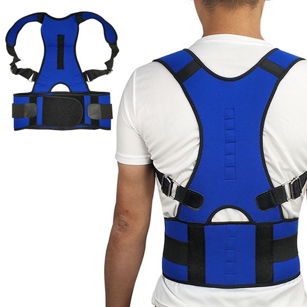 posture corrector magnetic therapy brace shoulder back support belt for men women braces & supports belt shoulder back posture, Black;blue
posture corrector magnetic therapy brace shoulder back support belt for men women braces & supports belt shoulder back posture, Black;blue
