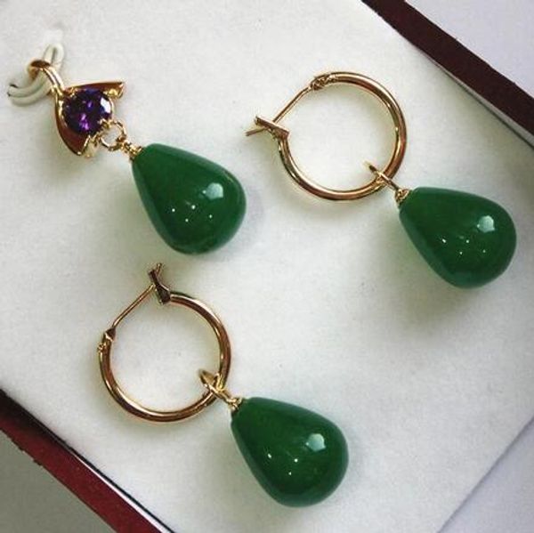 simple y decente 12*16mm verde jades colgante pendientes conjuntos mejor regalo para mujer, Black
simple y decente 12*16mm verde jades colgante pendientes conjuntos mejor regalo para mujer, Black