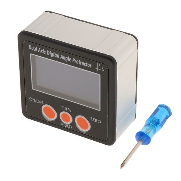 360deg mini digital protractor inclinometer level box electronic angle meter 
360deg mini digital protractor inclinometer level box electronic angle meter