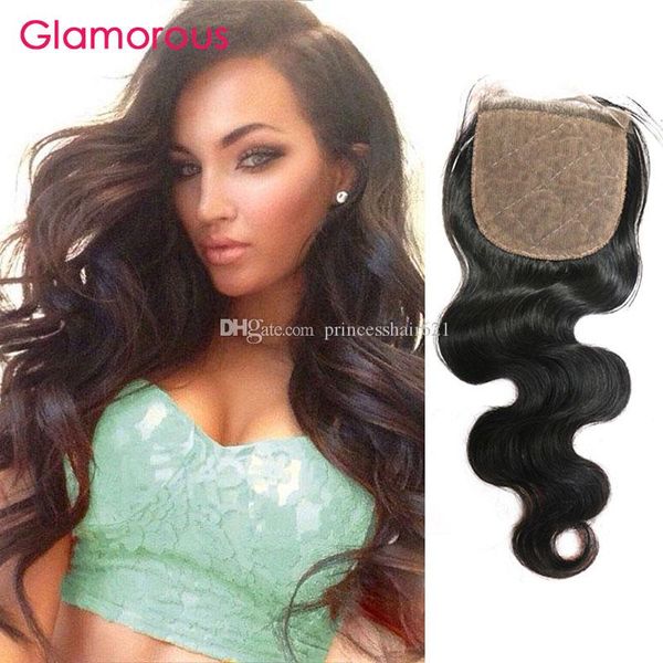 glamorous brazilian body wave hair silk base closure size 4x4 virgin human hair closures malaysian indian straight hair part closures, Black;brown
glamorous brazilian body wave hair silk base closure size 4x4 virgin human hair closures malaysian indian straight hair part closures, Black;brown