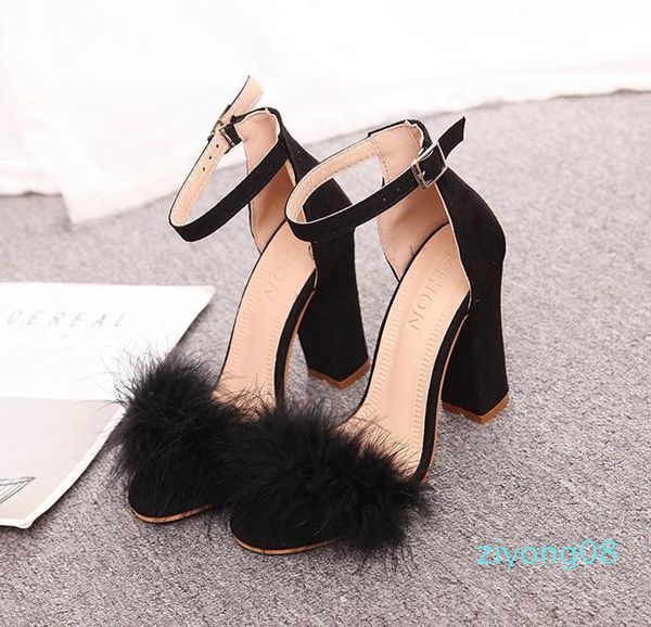 summer women pumps t-stage fur buckle strap platform open toe dancing high heel sandals party wedding shoes black mujer z08
summer women pumps t-stage fur buckle strap platform open toe dancing high heel sandals party wedding shoes black mujer z08