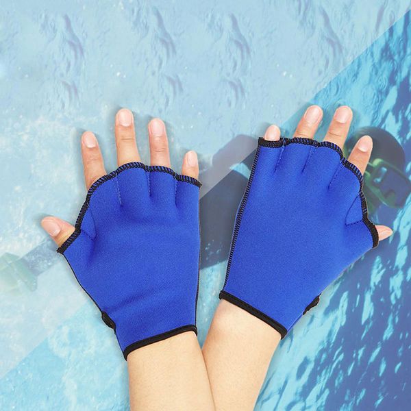 1 pair swimming gloves aquatic fitness water resistance training paddle fingerless mitten hand tool multi-sizes aerobics classes
1 pair swimming gloves aquatic fitness water resistance training paddle fingerless mitten hand tool multi-sizes aerobics classes
