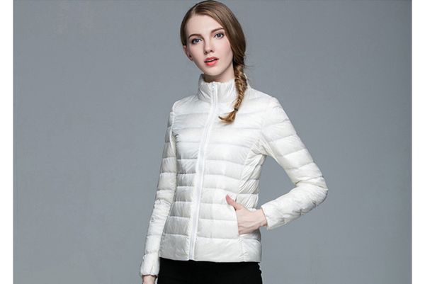 ultra light jacket 2020 women stand collar parkas women's white duck down coat female short winter jackets wxf249, Black
ultra light jacket 2020 women stand collar parkas women's white duck down coat female short winter jackets wxf249, Black