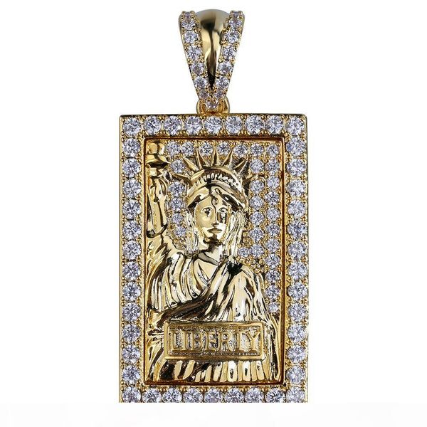 hip hop statue of liberty pendant necklace gold color copper men women chain us symbol jewelry
hip hop statue of liberty pendant necklace gold color copper men women chain us symbol jewelry