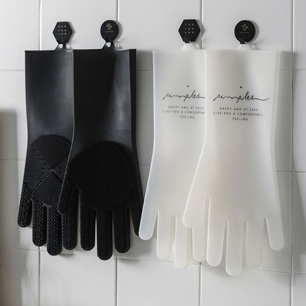 silicone wash dishes brush non-slip waterproof magic multi-purpose durable anti-scald kitchen gloves
silicone wash dishes brush non-slip waterproof magic multi-purpose durable anti-scald kitchen gloves