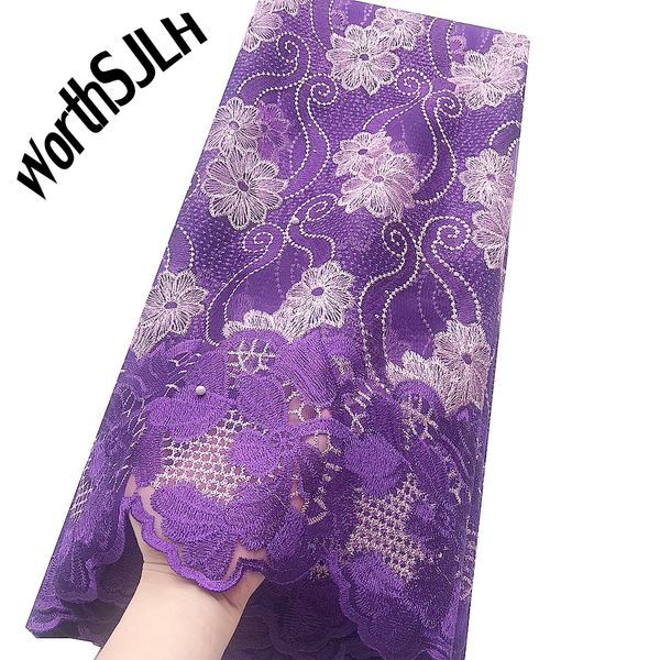 puple african lace fabric 2022 tulle french mesh beaded stones nigerian swiss laces fabrics for dress, Black;white
puple african lace fabric 2022 tulle french mesh beaded stones nigerian swiss laces fabrics for dress, Black;white