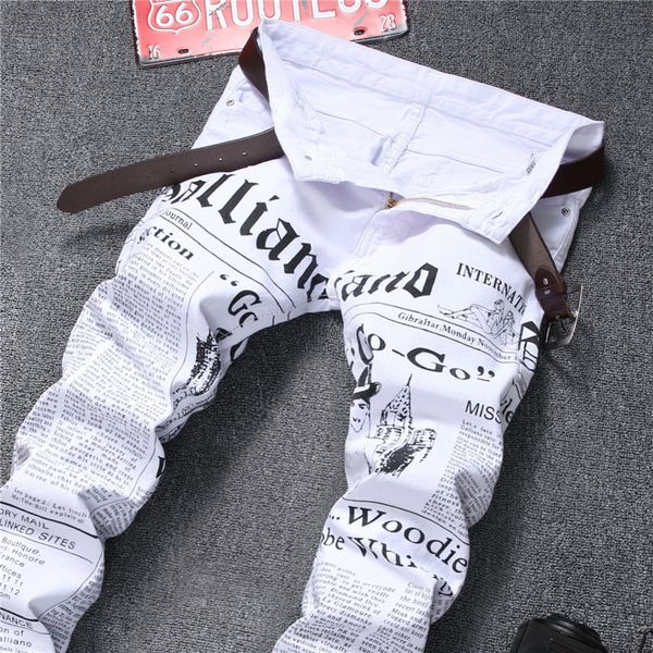 king bright brand men jean fashion slim fit letters paper print jeans male plus size 29-38 casual white denim pant long trousers, Blue
king bright brand men jean fashion slim fit letters paper print jeans male plus size 29-38 casual white denim pant long trousers, Blue