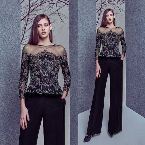 2020 new mother of the bride dress pant suit long sleeve applique plus size beaded formal outfit custom made vestido de madrinha, Black;red
2020 new mother of the bride dress pant suit long sleeve applique plus size beaded formal outfit custom made vestido de madrinha, Black;red